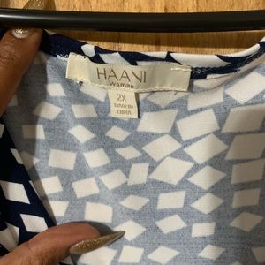 Haani Dresses - Navy Blue and White Dress Haani Dresses - Navy Blue and White Dress
